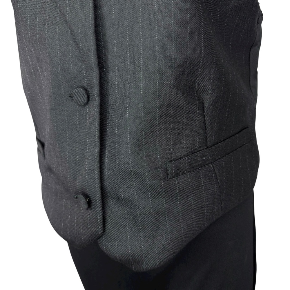 Sandro Pinstriped Twill and Satin Vest 40 - Picture 4 of 10
